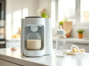 Szklanka krystalicznej wody przy nowoczesnym zlewie z widocznym filtrem podzlewowym w jasnej, minimalistycznej kuchni.